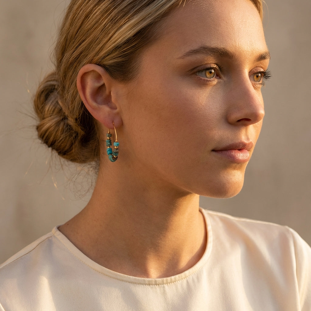 Clarity Lyra Earrings - Lifestyle