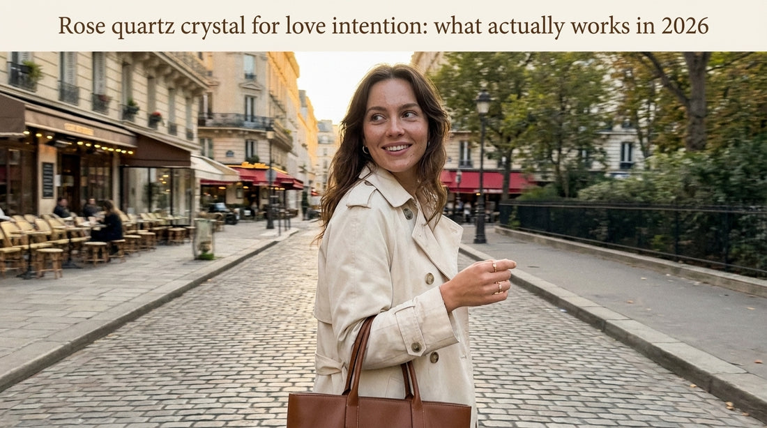 Rose quartz crystal for love intention: what actually works in 2026