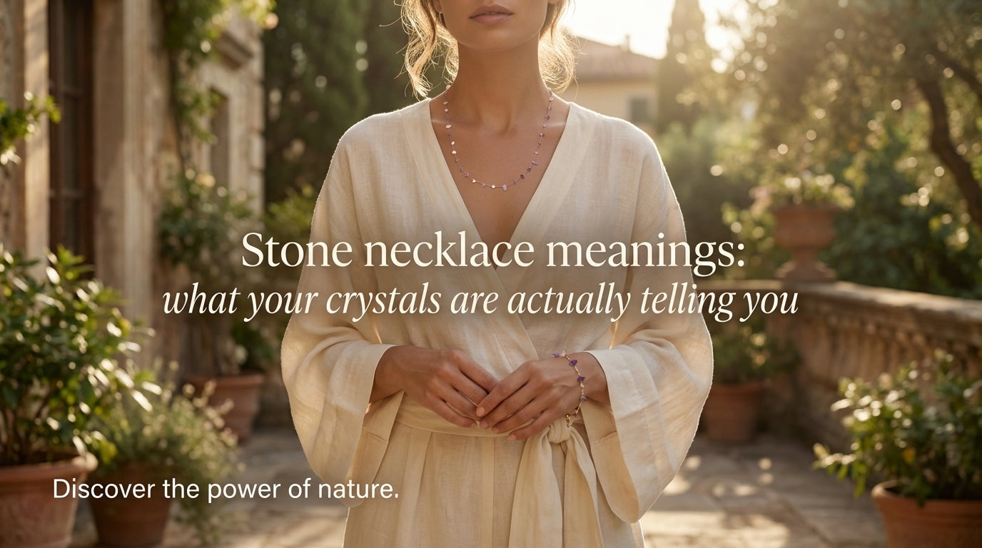 Stone necklace meanings: what your crystals are actually telling you