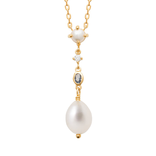 Elegance Iris Necklace