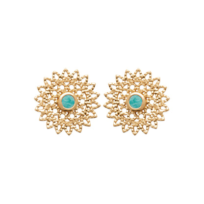 Serenity Selene Earrings Sunflower