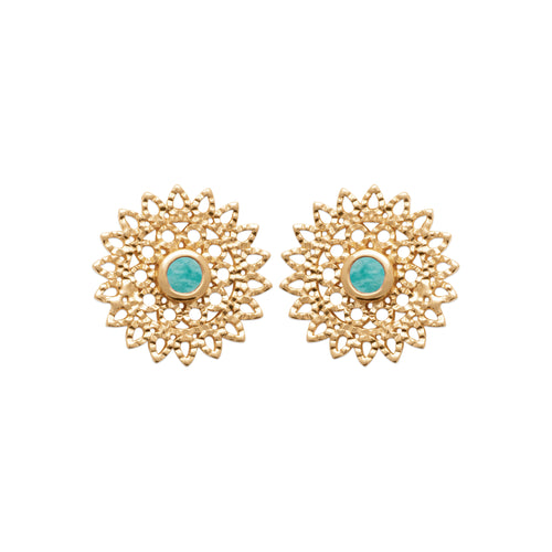 Serenity Selene Earrings Sunflower