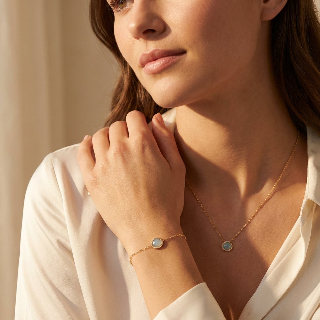 Calm Clio Bracelet - Lifestyle worn image