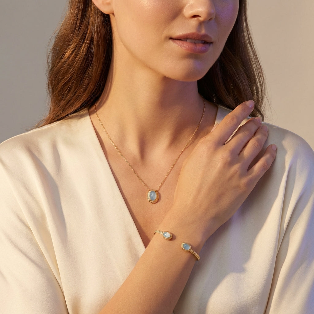 Calm Luna Bezel - Lifestyle worn image