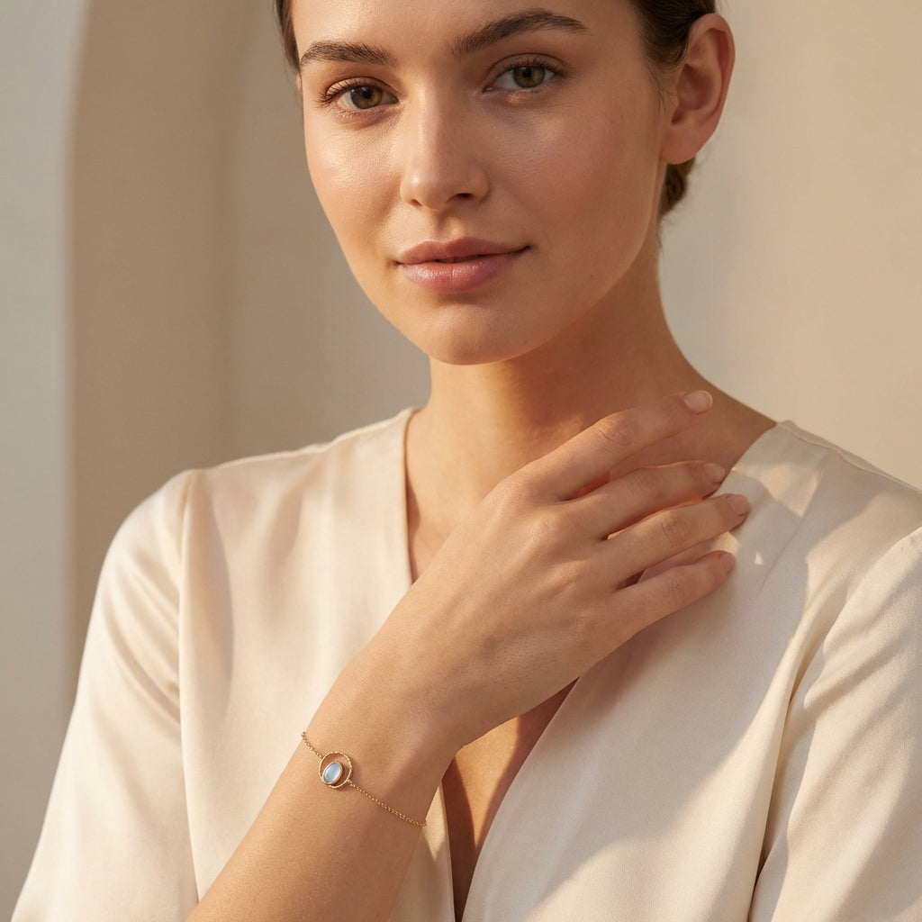 Calm Phoebe Bracelet - Lifestyle worn image