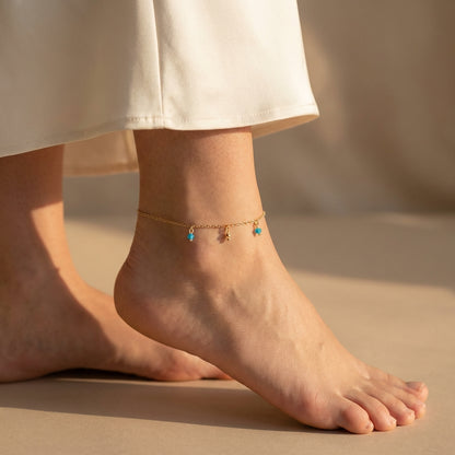 Clarity Althea Anklet - Lifestyle worn image