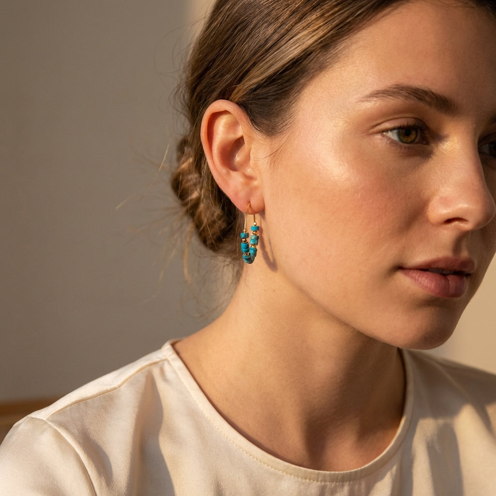 Clarity Athena Earrings 2 - Lifestyle