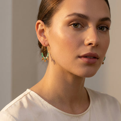 Clarity Aurora Earrings - Lifestyle