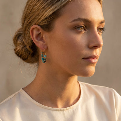 Clarity Lyra Earrings - Lifestyle