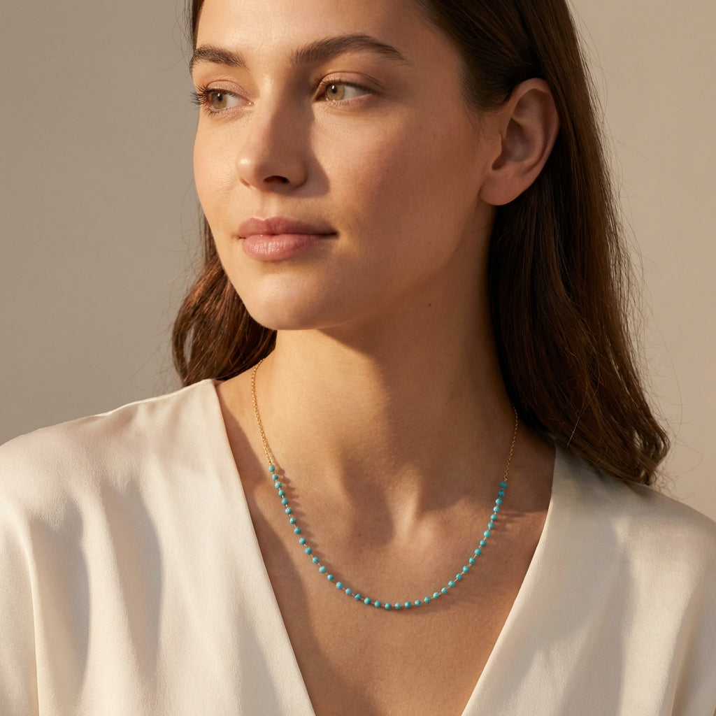Clarity Selene Necklace - Lifestyle