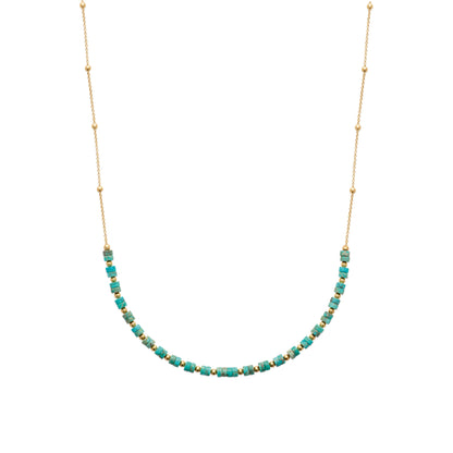 Clarity Luna Necklace Blue Jasper