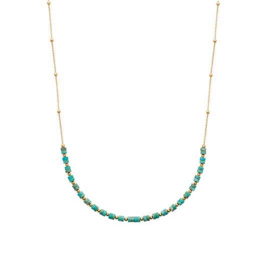 Clarity Luna Necklace Blue Jasper