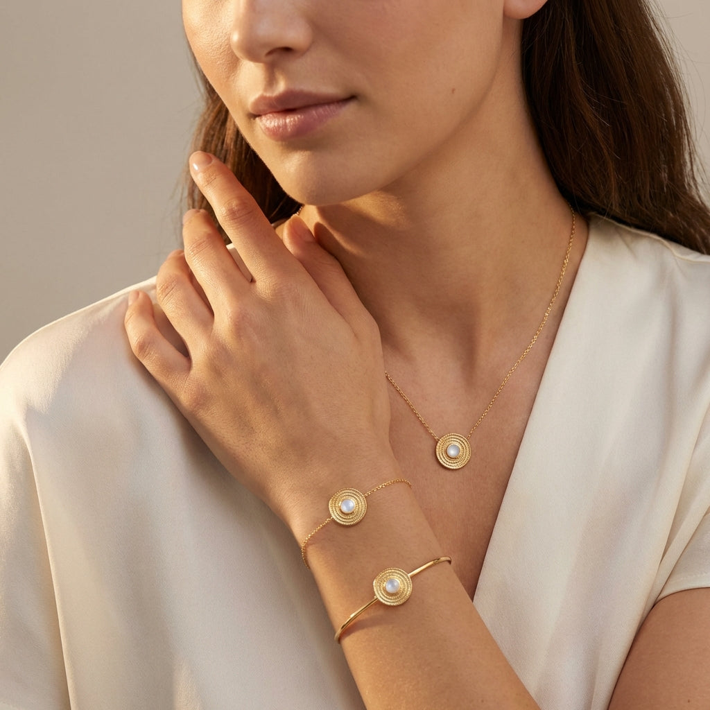 Femininity Ariane Bangle - Lifestyle worn image