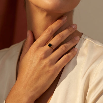 Protection Iris Ring - Lifestyle worn image