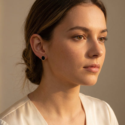 Protection Nova Earrings - Lifestyle worn image