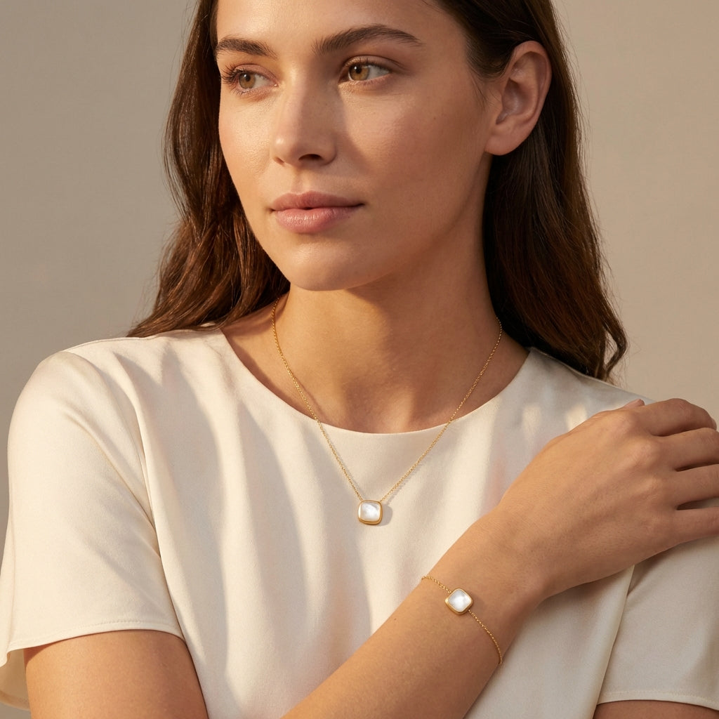Purity Eira Necklace - Lifestyle worn image