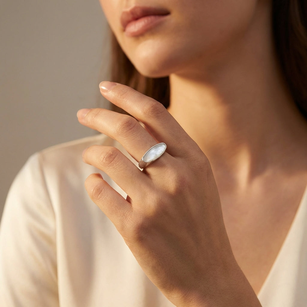 Purity Freya Ring - Lifestyle worn image